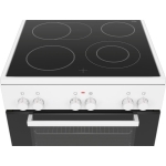 Bosch Κουζίνα 66lt με Κεραμικές Εστίες Π60εκ. Λευκή HKA090220 - Image 4