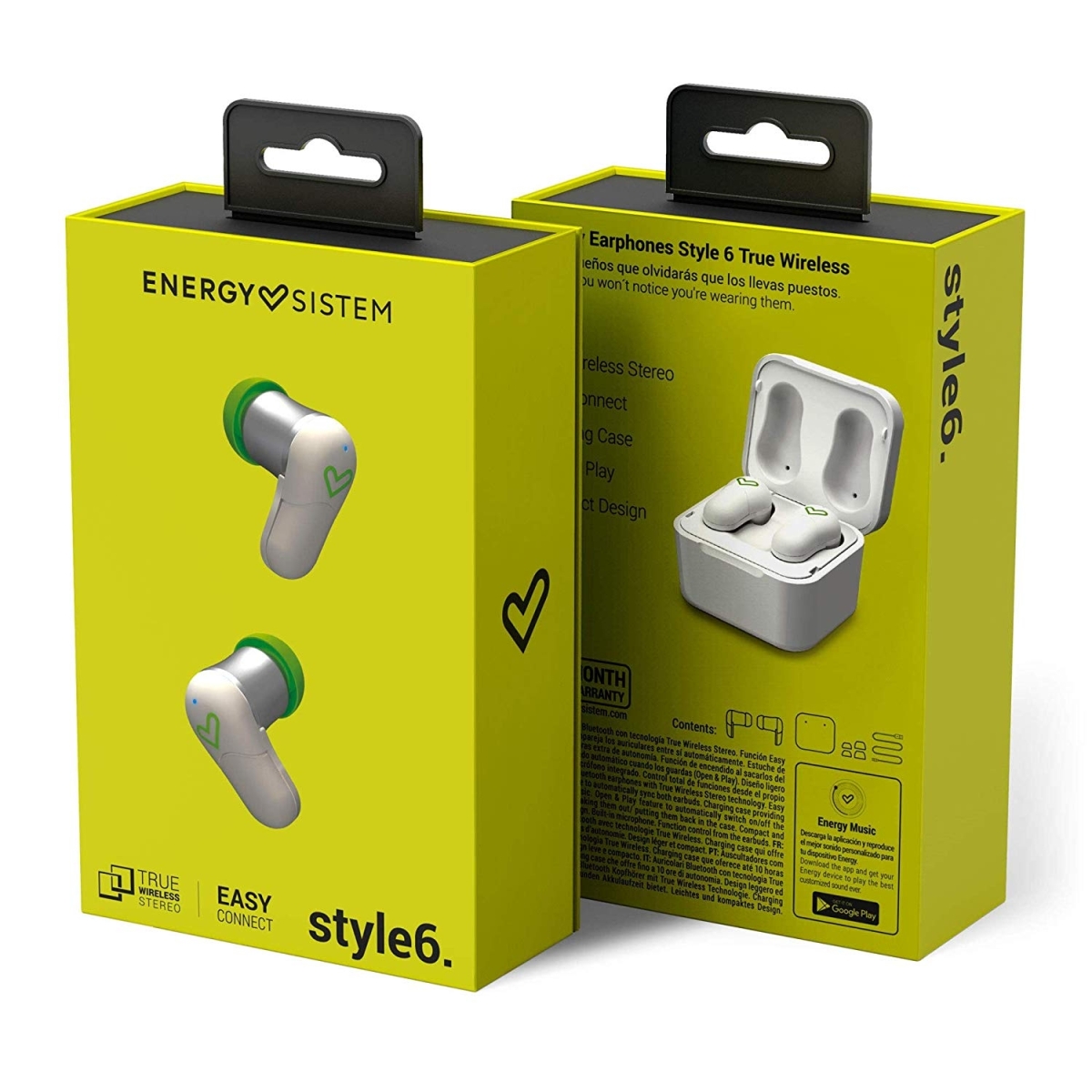 ENERGY SISTEM BT Earphones Style 6 True Wireless White 447329 - Image 4