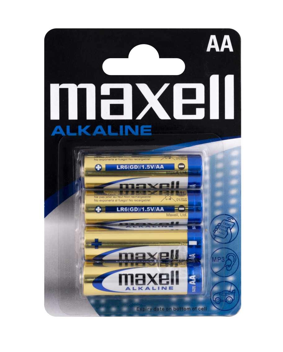 Maxell Αλκαλικές Μπαταρίες AA 1.5V 4τμχ