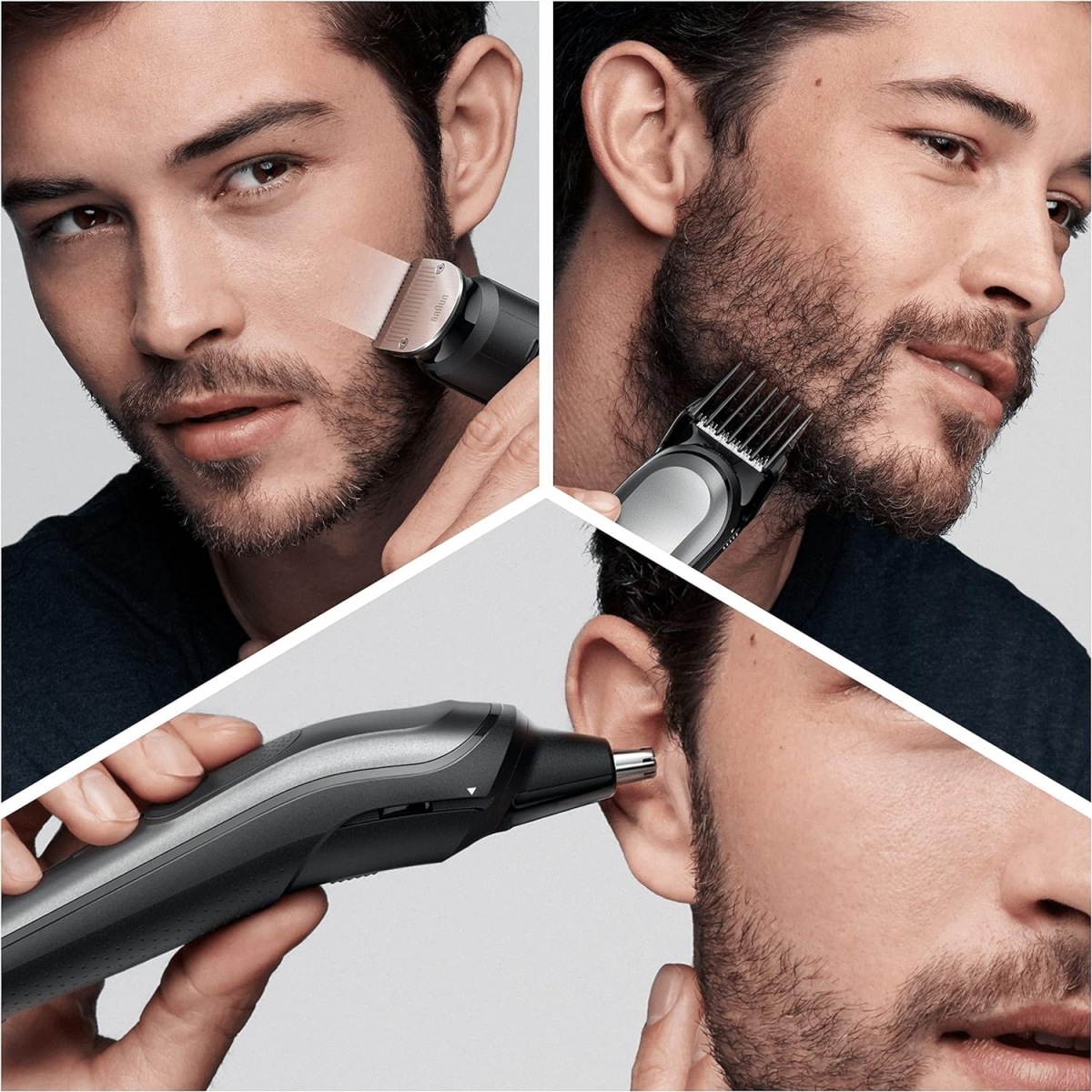 Braun All-In-One Trimmer 7 10 in 1 Σετ Επαναφορτιζόμενης Κουρευτικής Μηχανής Ασημί MGK7920 - Image 2