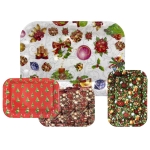 Δισκάκι Χριστουγέννων Ορθογώνιο 33x23,5cm Xmasfest 113699 - 1 τμχ