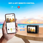 Action Κάμερα 4K Ultra HD Αδιάβροχη με Οθόνη 2" και Wi-Fi Q60AR