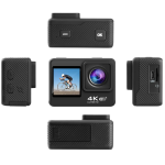 Action Κάμερα 4K Ultra HD Αδιάβροχη με Οθόνη 2" και Wi-Fi Q60AR