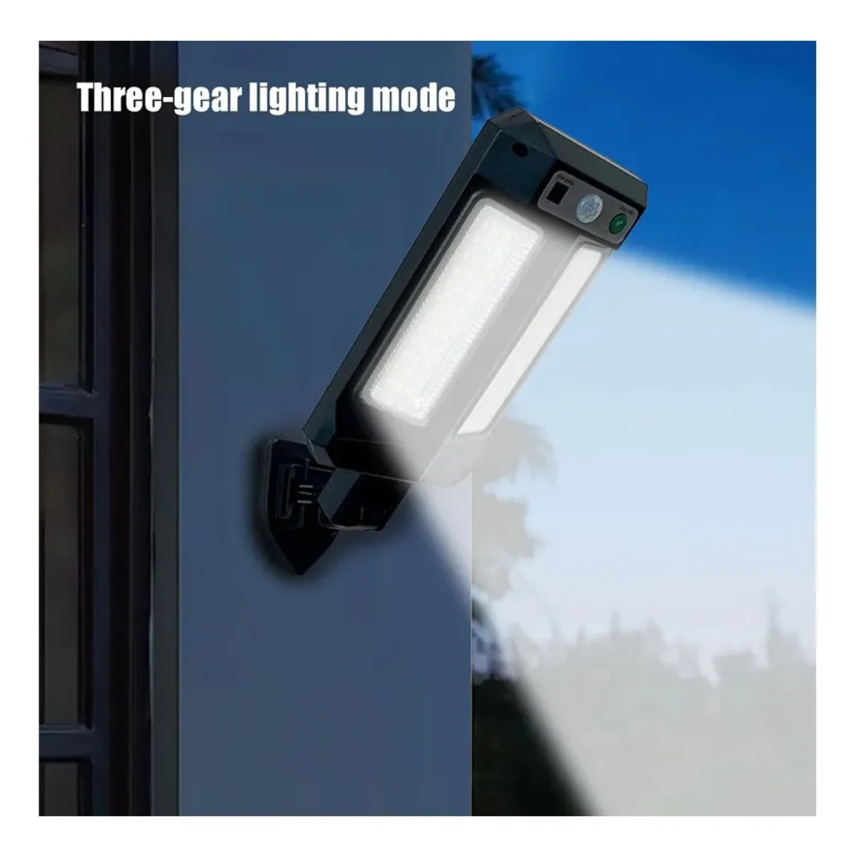 Αδιάβροχο Ηλιακό Φωτιστικό Δρόμου LED 23W Με Αισθητήρα Κίνησης & Τηλεχειριστήριο