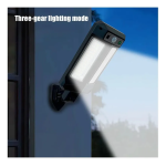 Αδιάβροχο Ηλιακό Φωτιστικό Δρόμου LED 23W Με Αισθητήρα Κίνησης & Τηλεχειριστήριο