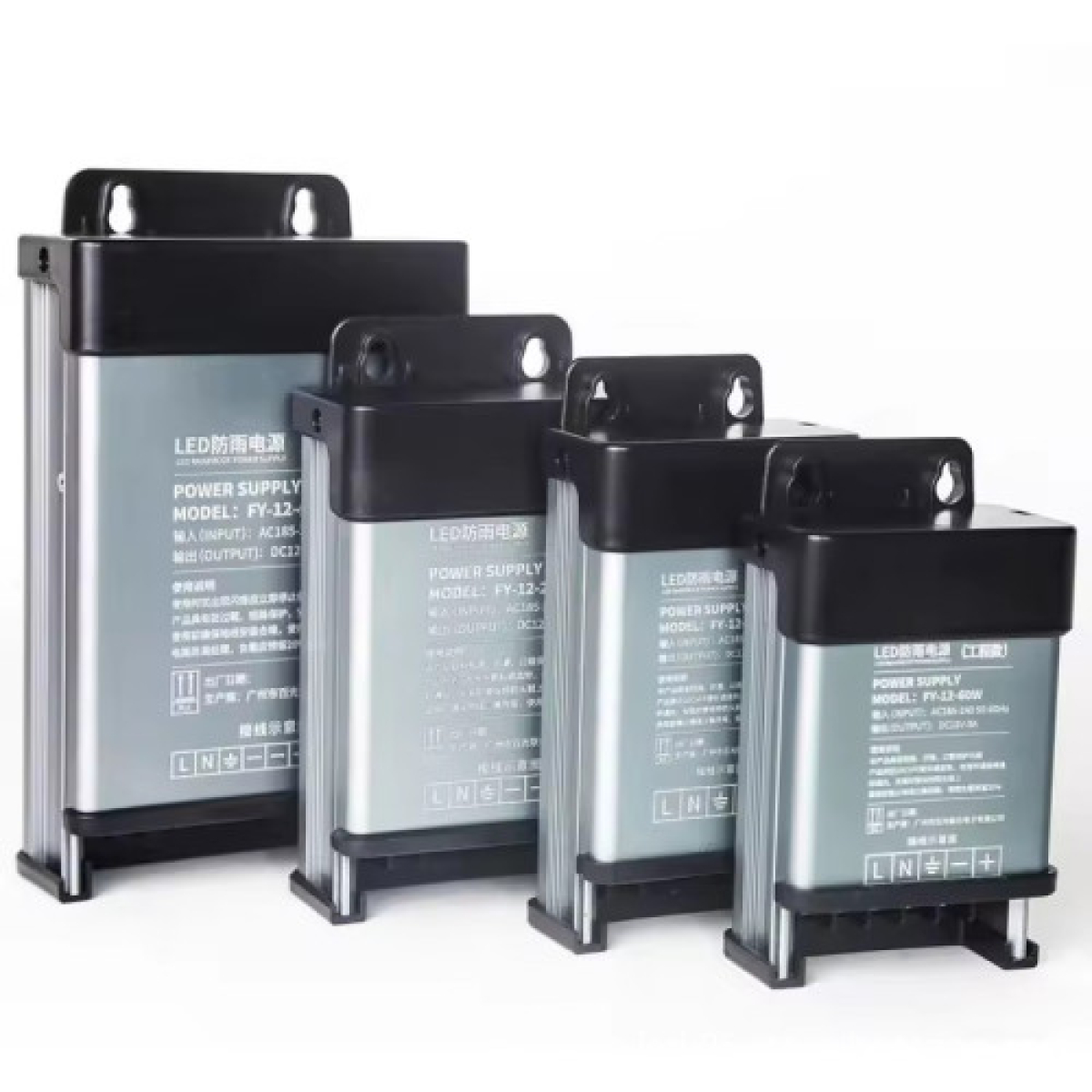 Αδιάβροχο Τροφοδοτικό LED 12V 33A 400W Αλουμινίου A061