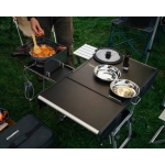 Tentbox KitchenBox Φορητή Κουζίνα Camping Πάγκος με Εστία Υγραερίου, Σκαμπό και σετ Σκευών AKB-92991 - Image 2