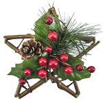 Άστρο Διακοσμητικό Μικρό 15cm Xmasfest 1131756