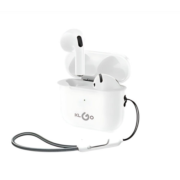 Ασύρματα Ακουστικά Με Θήκη Φόρτισης Bluetooth Klgo HK-48BL Λευκό