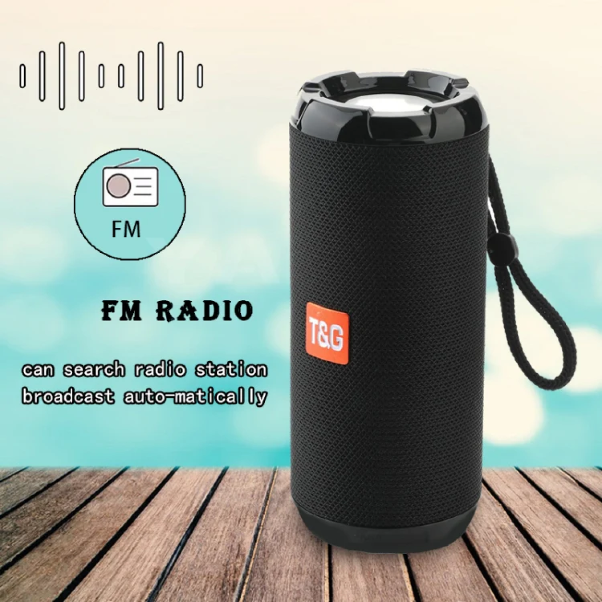 Ασύρματο Ηχείο Bluetooth Αδιάβροχο T&G TG-621 Πράσινο