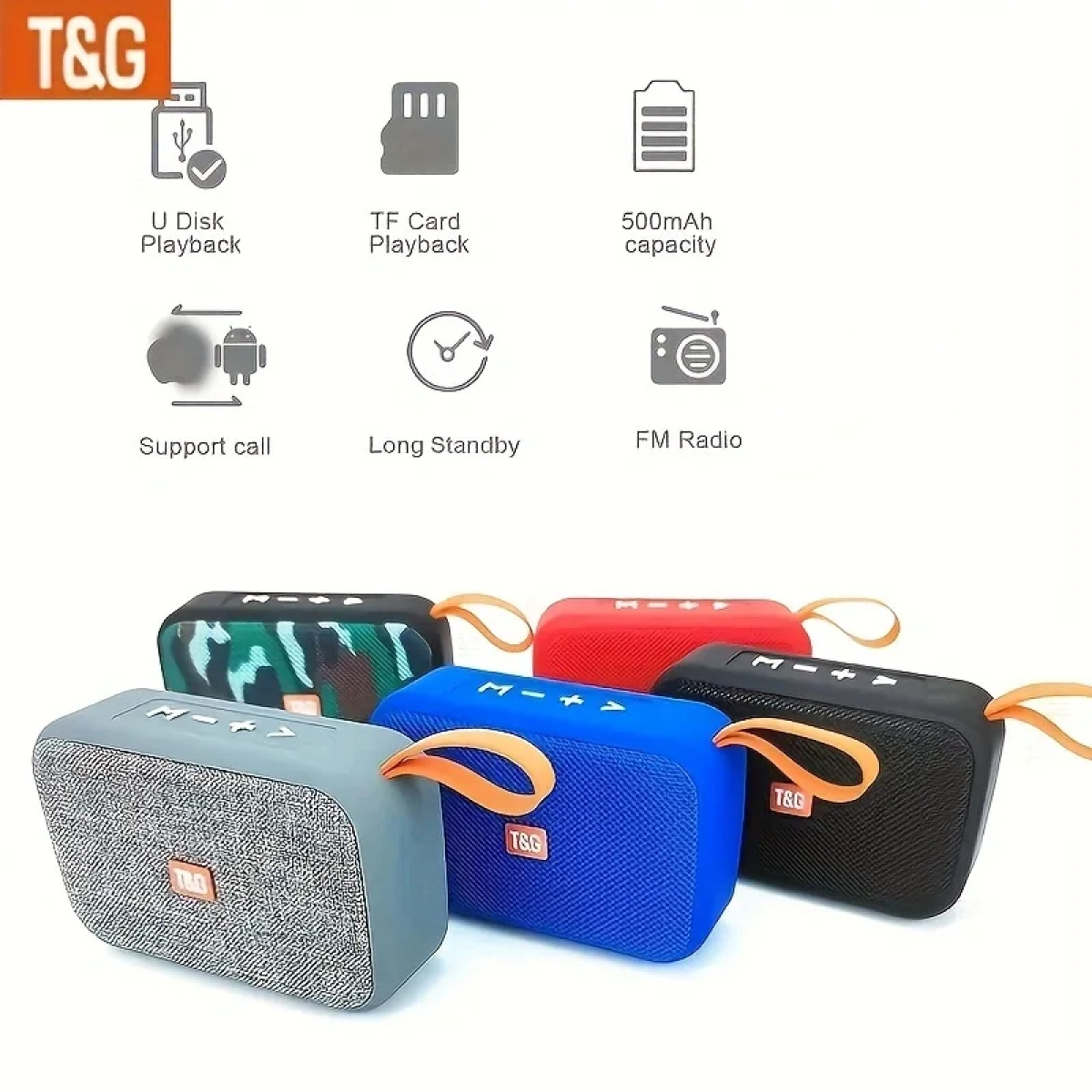 Ασύρματο Ηχείο Bluetooth με Ραδιόφωνο T&G TG-506