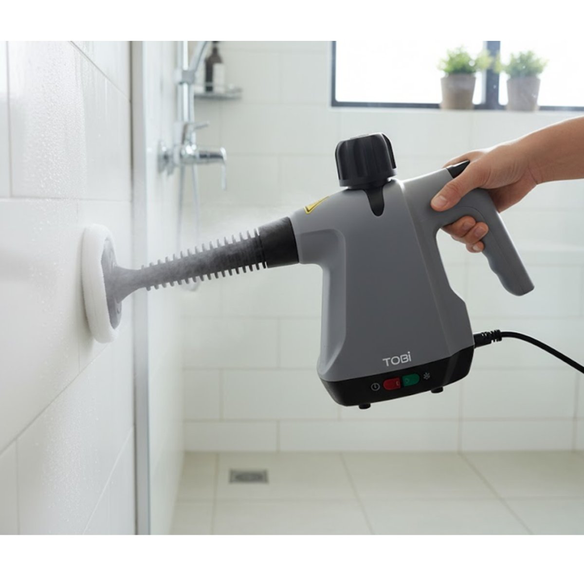 Ατμοκαθαριστής 1500W 15τμχ - Steam Cleaner - Tobi TB-967 γκρι - Image 2