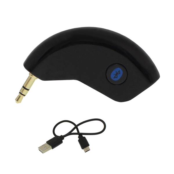 Bluetooth Receiver 3.5mm Jack με Ενσωματωμένο Μικρόφωνο για το Αυτοκίνητο BT-188 Μαύρο
