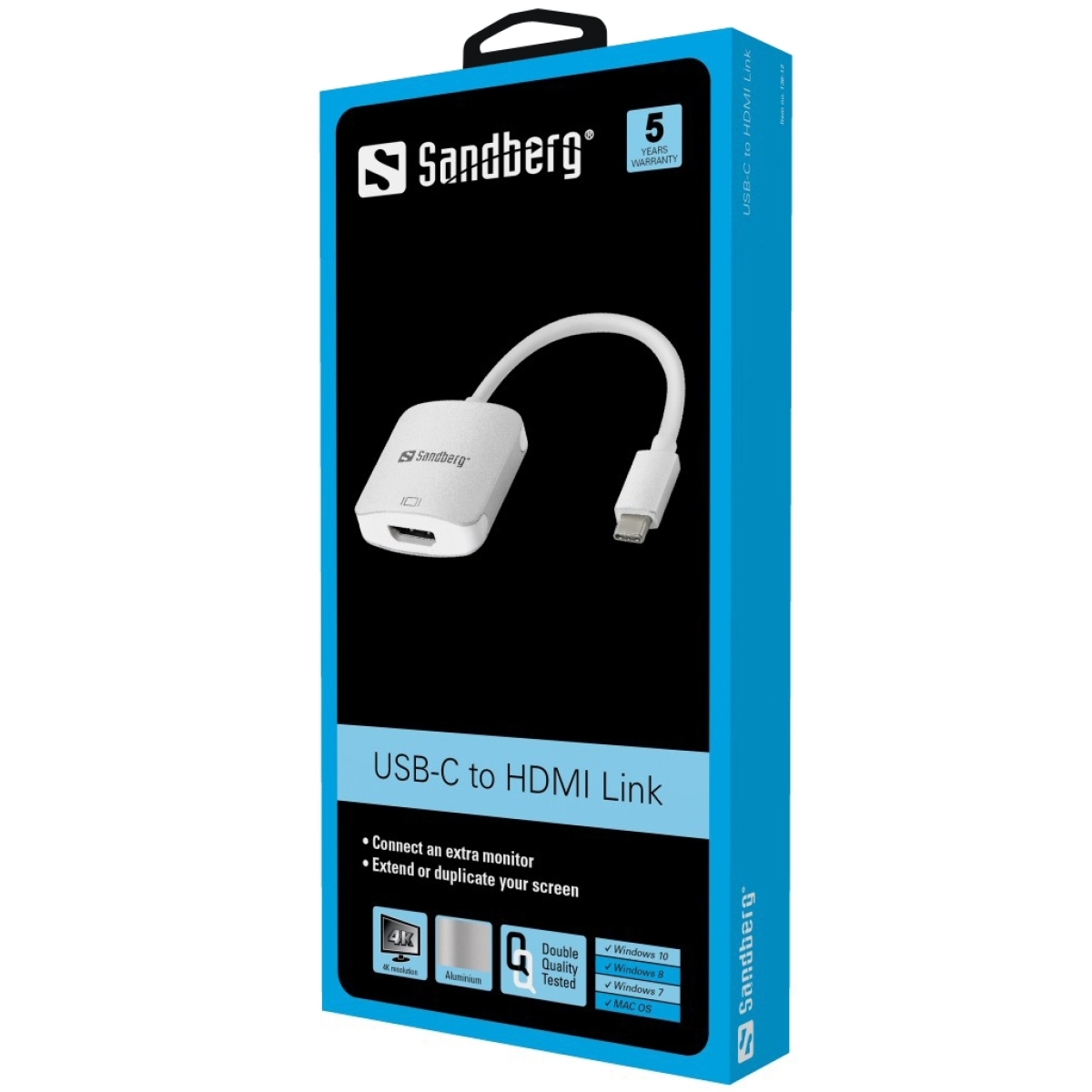 SANDBERG USB-C to HDMI Link 136-12 - Image 2