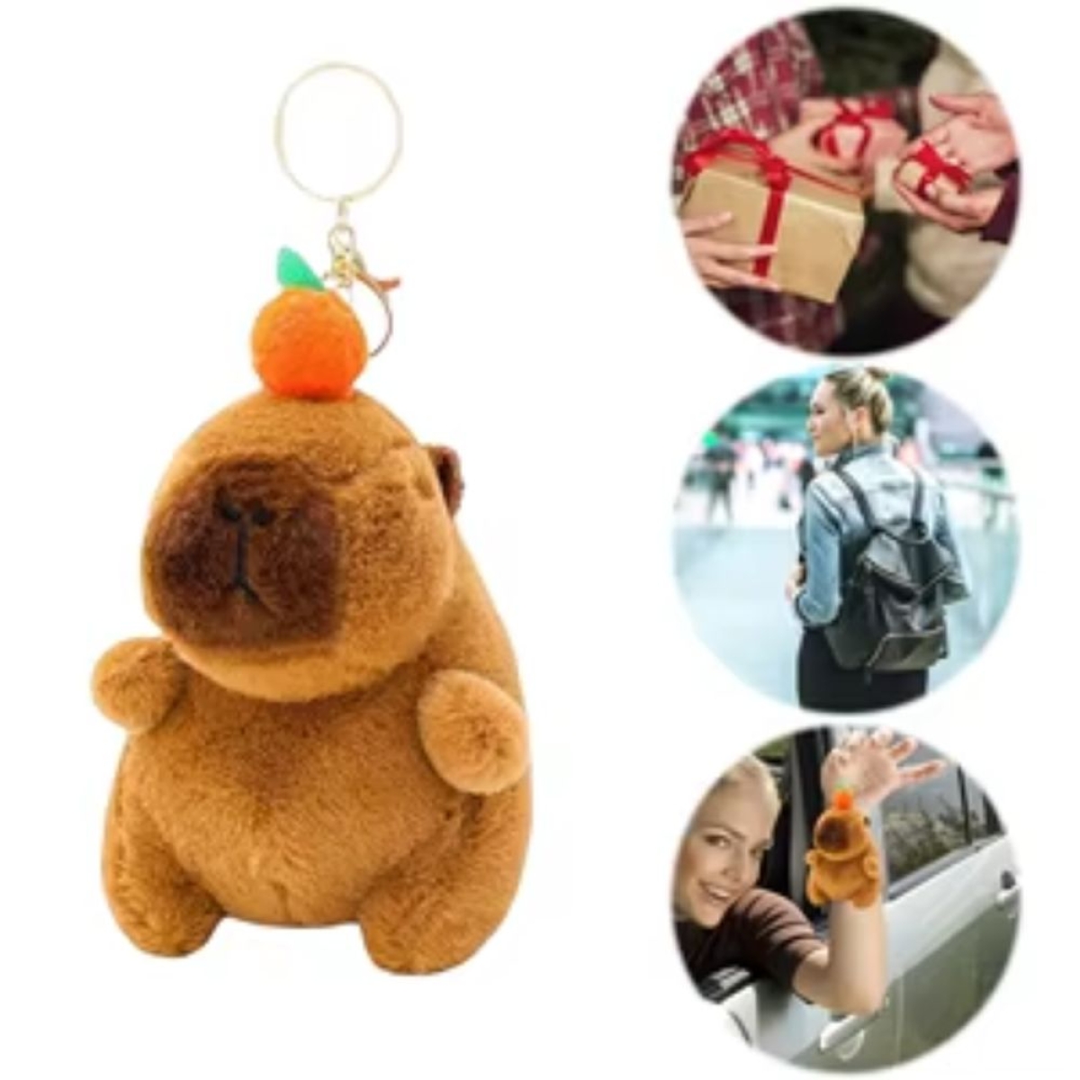 Μπρελόκ Λούτρινο 15cm 86626 Capybara