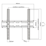 BRATECK Βάση TV για Οθόνες 32-55 ιντσών KL25-44T - Image 2