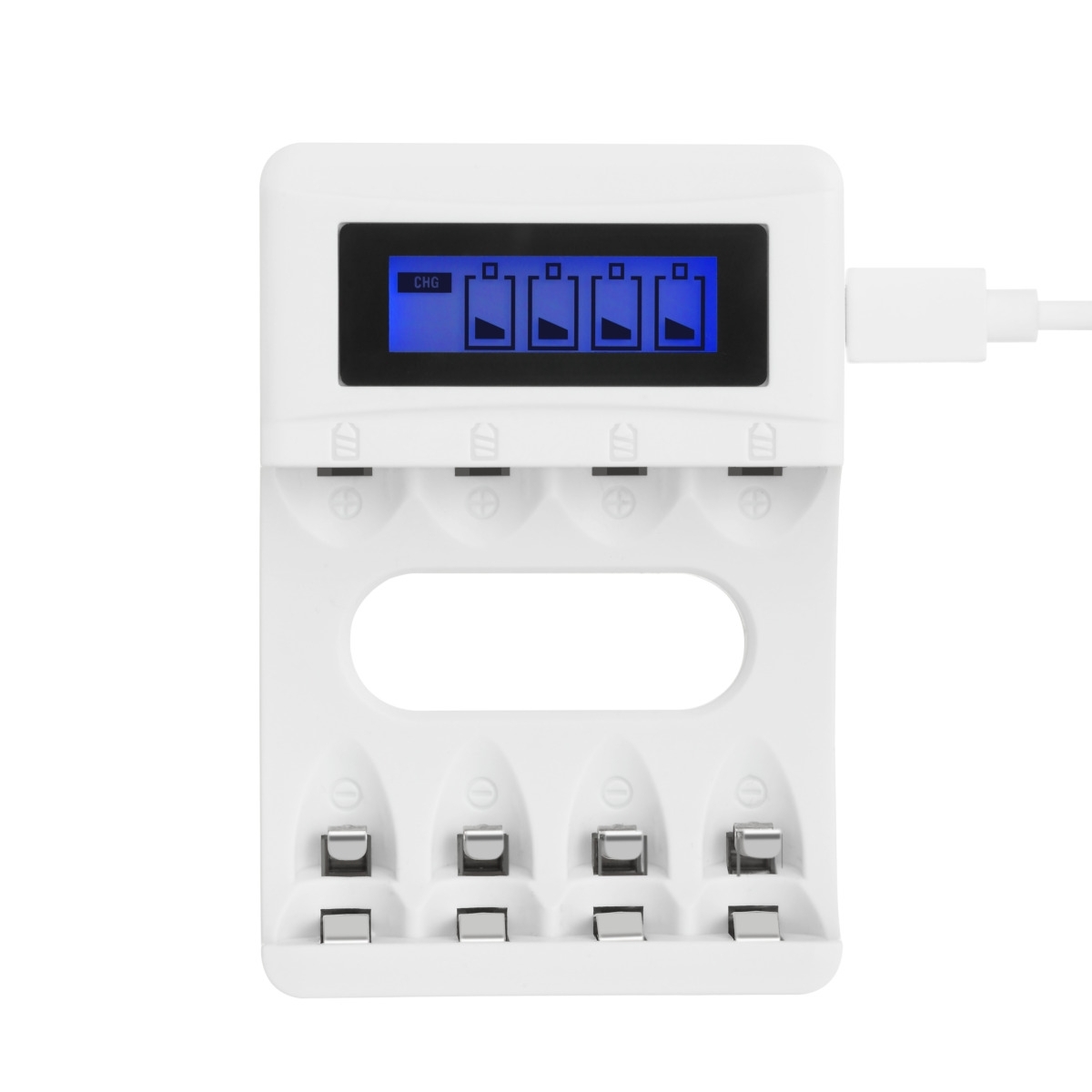 Deltaco Ultimate Φορτιστής Μπαταριών Ni-Mh USB, AA/AAA 5V/2A Οικολογική FSC Συσκευασία C704A4 - Image 2