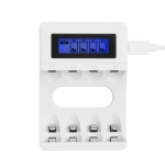 Deltaco Ultimate Φορτιστής Μπαταριών Ni-Mh USB, AA/AAA 5V/2A Οικολογική FSC Συσκευασία C704A4 - Image 2