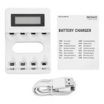 Deltaco Ultimate Φορτιστής Μπαταριών Ni-Mh USB, AA/AAA 5V/2A Οικολογική FSC Συσκευασία C704A4 - Image 3