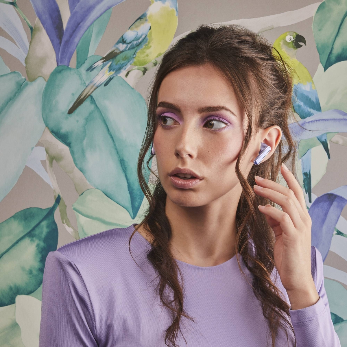 ENERGY SISTEM Earphones TWS Style 4 Violet 453498 - Image 2