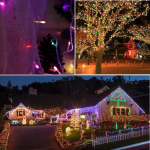 Χριστουγεννιάτικα Λαμπάκια 100LED 5m Πολύχρωμου Φωτισμού Aigostar - Image 2