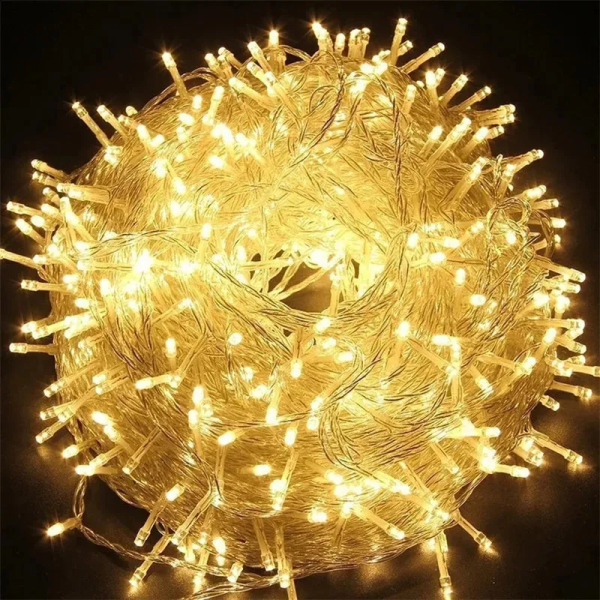 Χριστουγεννιάτικα Λαμπάκια 150LED 7.5m Λευκού Θερμού Φωτισμού Aigostar