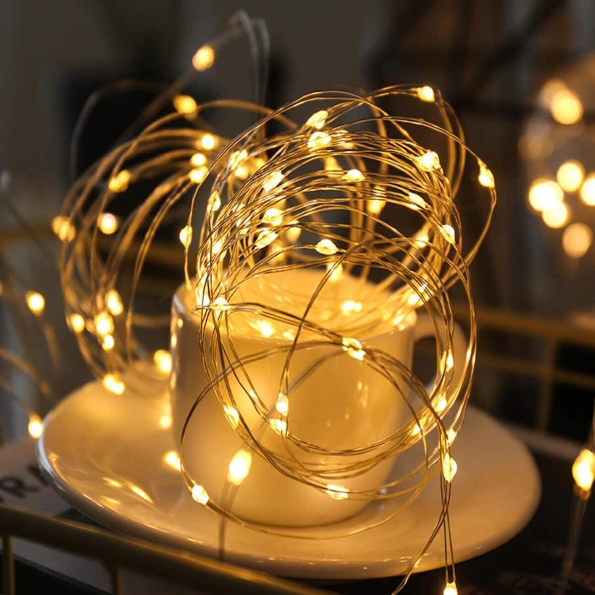 Χριστουγεννιάτικα Λαμπάκια 50LED 5m Θερμού Φωτισμού 299066 - Image 3