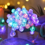 Χριστουγεννιάτικα Λαμπάκια σε Σειρά 50 LED 10m RGΒ Πολύχρωμος Φωτισμός