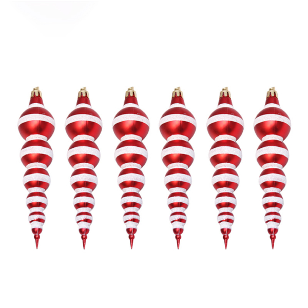 Χριστουγεννιάτικα Στολίδια Δέντρου Σετ 6τμχ SDS-25584