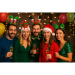 Χριστουγεννιάτικη Στέκα Μαλλιών Με Πόδια Ξωτικού SDS-26013