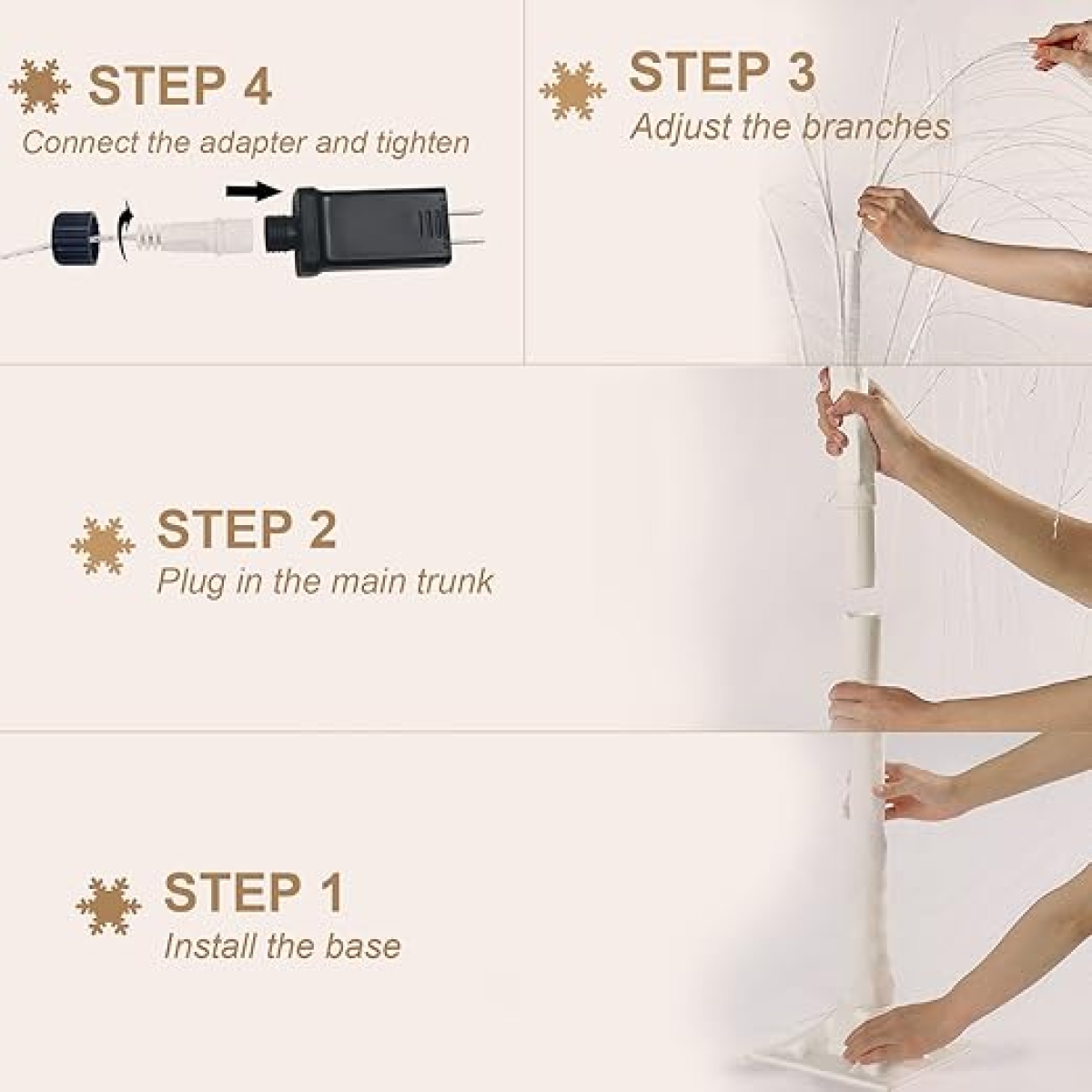 Χριστουγεννιάτικο Φωτιζόμενο Δέντρο 504 Led 180cm με Θερμό Λευκό Φωτισμό