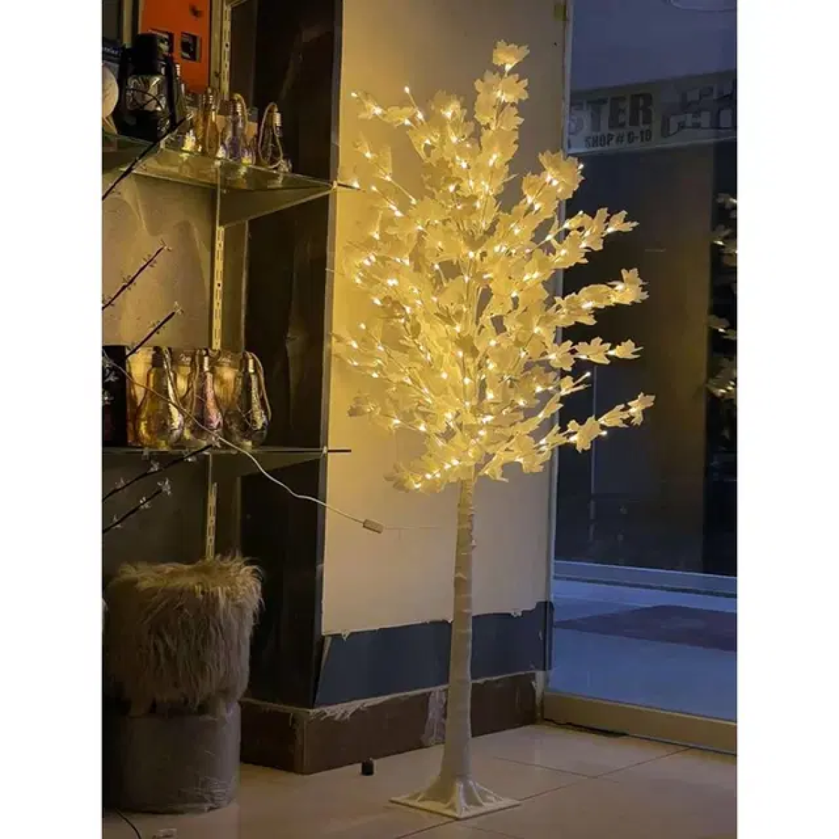 Χριστουγεννιάτικο Φωτιζόμενο Δέντρο Led 180cm με 180 Λαμπάκια Λευκό