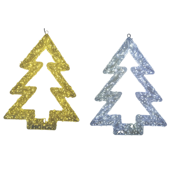 Χριστουγεννιάτικο Φωτιζόμενο Μεταλλικό Δέντρο 800 LED 46x5cm