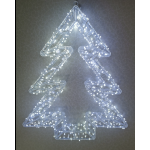 Χριστουγεννιάτικο Φωτιζόμενο Μεταλλικό Δέντρο 800 LED 46x5cm