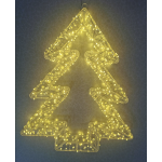 Χριστουγεννιάτικο Φωτιζόμενο Μεταλλικό Δέντρο 800 LED 46x5cm