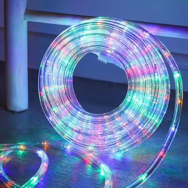 Χριστουγεννιάτικος Φωτοσωλήνας 400LED 20m Πολύχρωμου Φωτισμού Aigostar