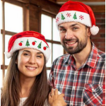 Χριστουγεννιάτικος Σκούφος Με Αστεράκια Merry Christmas SDS-26021