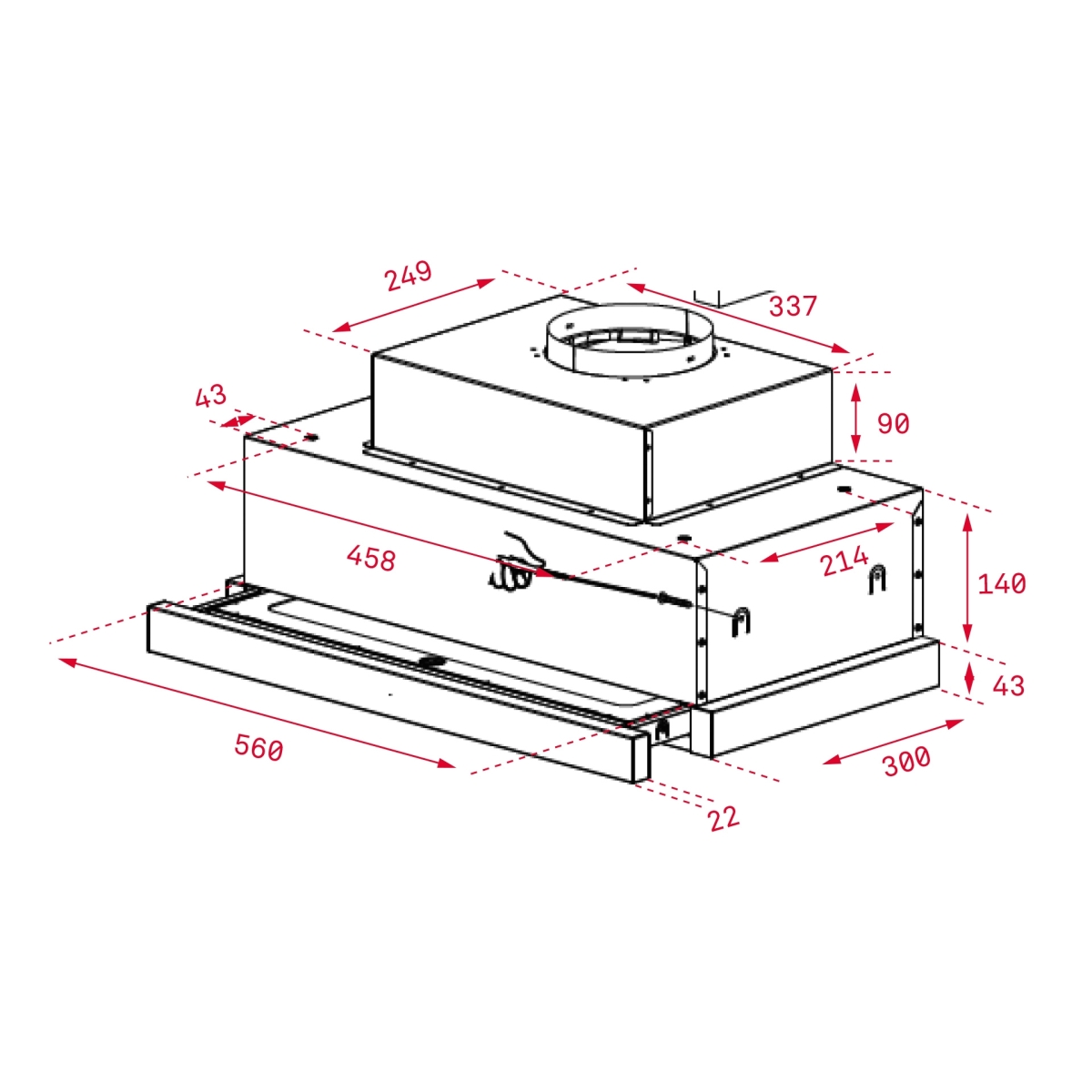 Teka Συρόμενος Απορροφητήρας 60cm Inox CNL 6815 PLUS - Image 3