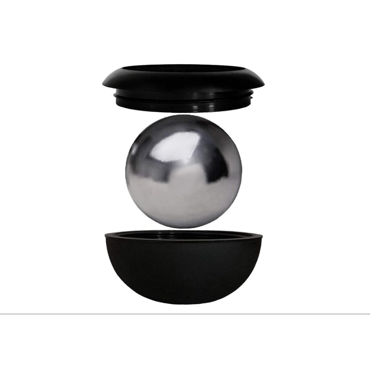 Massforce Μπάλα Μασάζ Κρυοθεραπείας MASSPHERE™ Cold Massage Roller Ασημί/Μαύρο CRYOBALLBK - Image 2