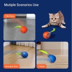 Διαδραστική μπάλα για γάτες - Intelligent Cat Teasing Ball - Κόκκινο