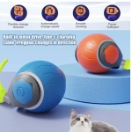 Διαδραστική μπάλα για γάτες - Intelligent Cat Teasing Ball - Κόκκινο