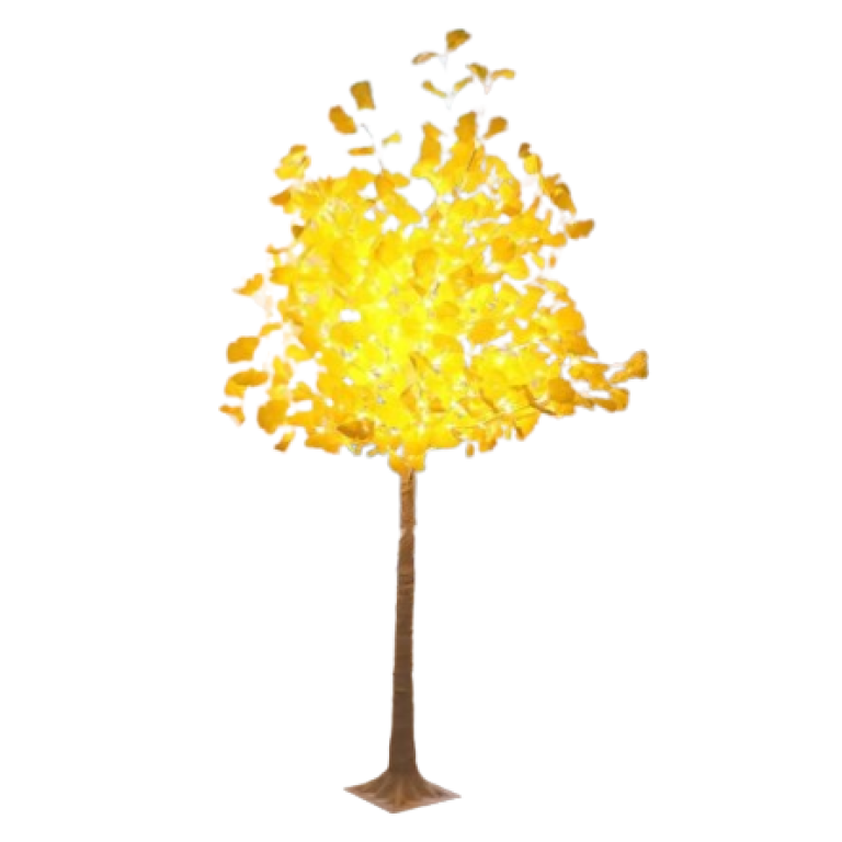 Διακοσμητικό Δέντρο με Κίτρινα Φύλλα 180cm 180LED με Θερμό Λευκό Φωτισμό