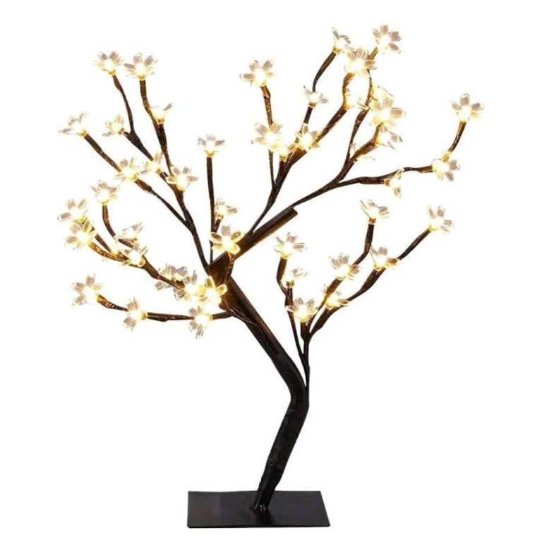 Διακοσμητικό Φωτιζόμενο Δένδρο με 48 Λαμπάκια Led – Θερμό Λευκό Φως