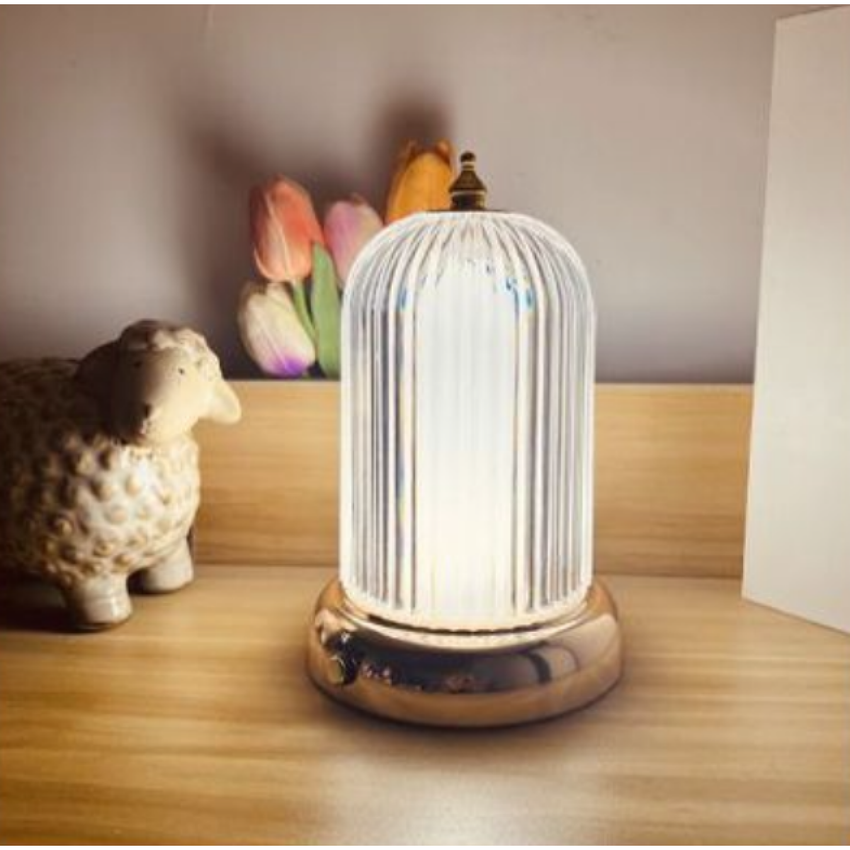 Διακοσμητικό LED Φανάρι Με Κρυστάλλινη Όψη SDS-25167