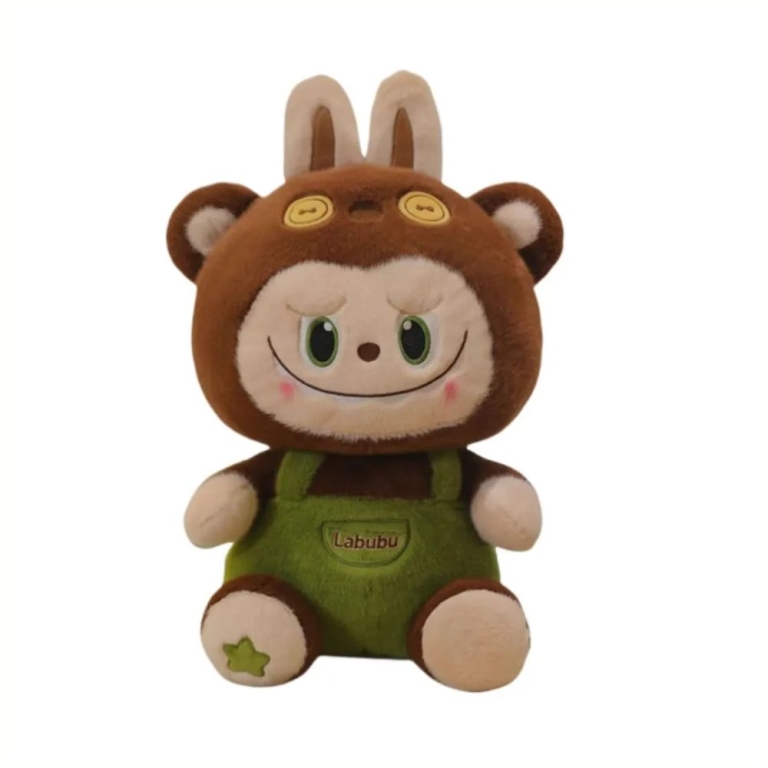 Διακοσμητικό Λούτρινο Αρκουδάκι Πολύχρωμο 30cm