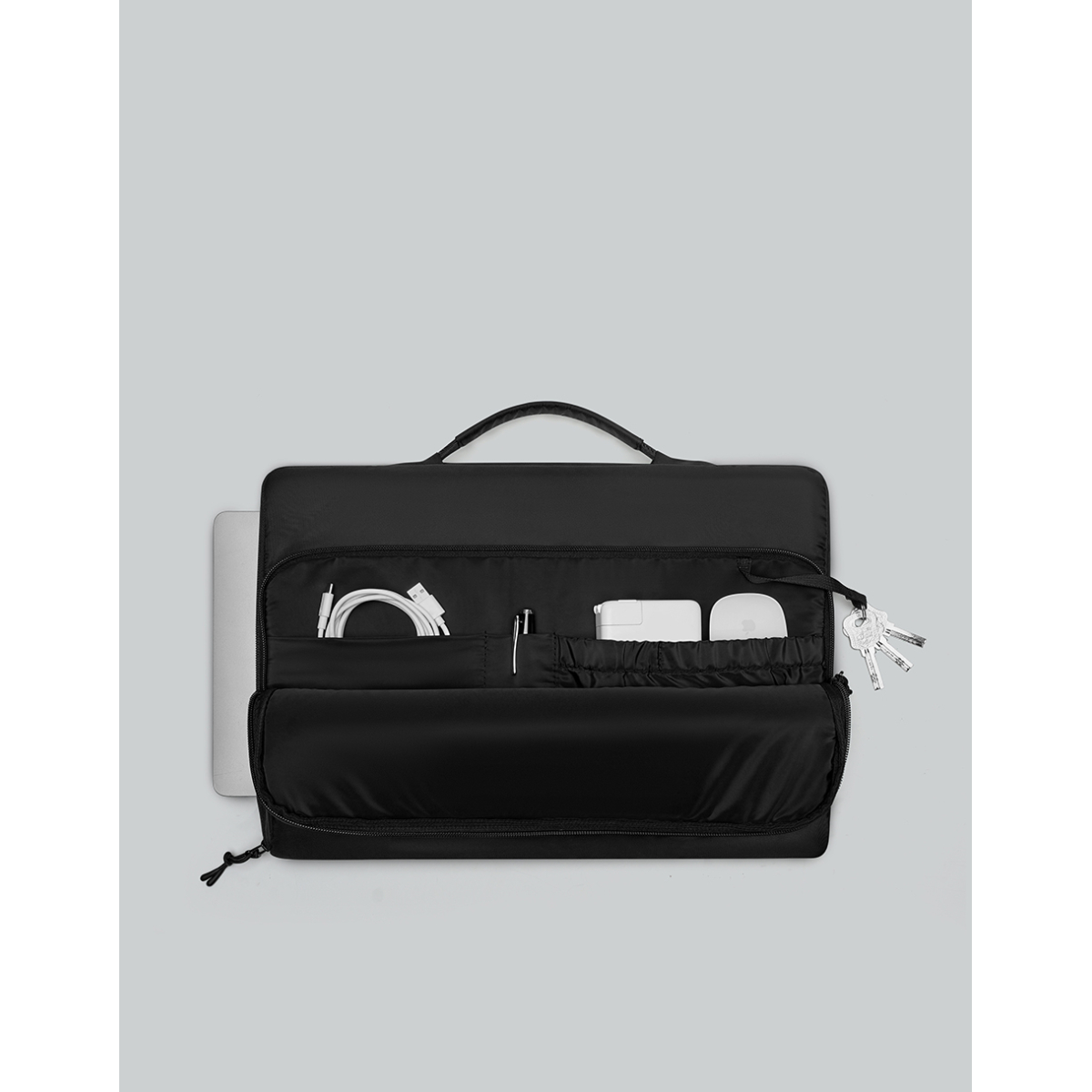 Gaston Luga Τσάντα Dash Cushioned Briefcase Κατάλληλη για Laptop 16" - Black DSCBC16BK - Image 3