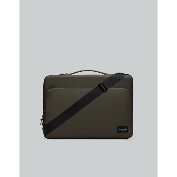 Gaston Luga Τσάντα Dash Cushioned Briefcase Κατάλληλη για Laptop 16" - Olive DSCBC16OL