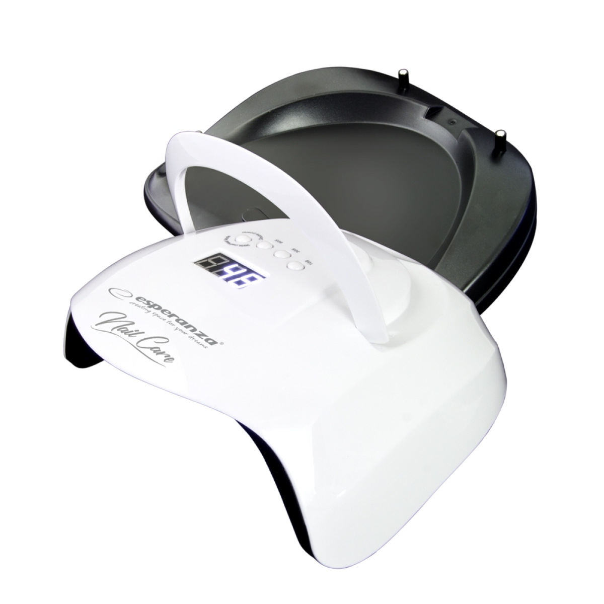 Esperanza Φουρνάκι Νυχιών με 36 Λάμπες LED 80W Diamond Λευκό EBN007 - Image 3