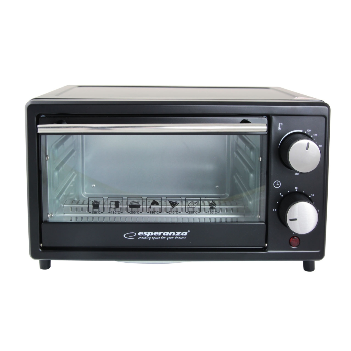 Esperanza Calzone Ηλεκτρικό Φουρνάκι 10lt 900W Χωρίς Εστίες EKO007 - Image 2