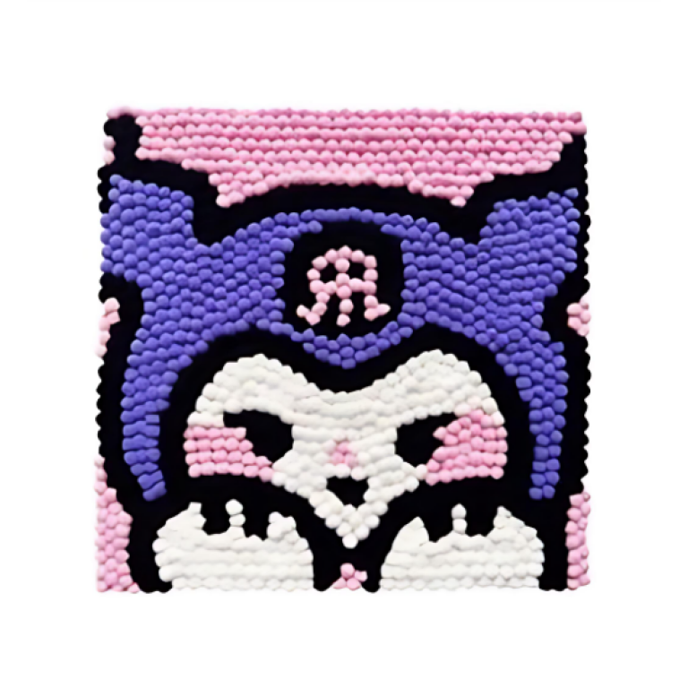 Εκπαιδευτικό Παιχνίδι Fur Ball Painting 30x30cm MQ-30095 Μωβ/Ροζ